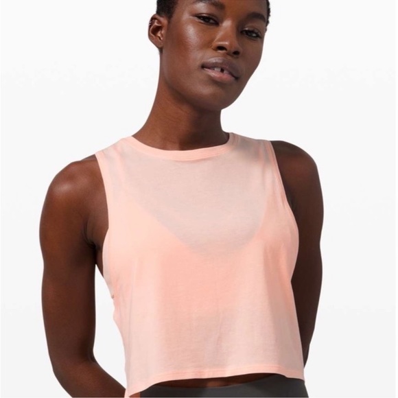 Lululemon Cut Back Crop Tank Top - Picture 3 of 6